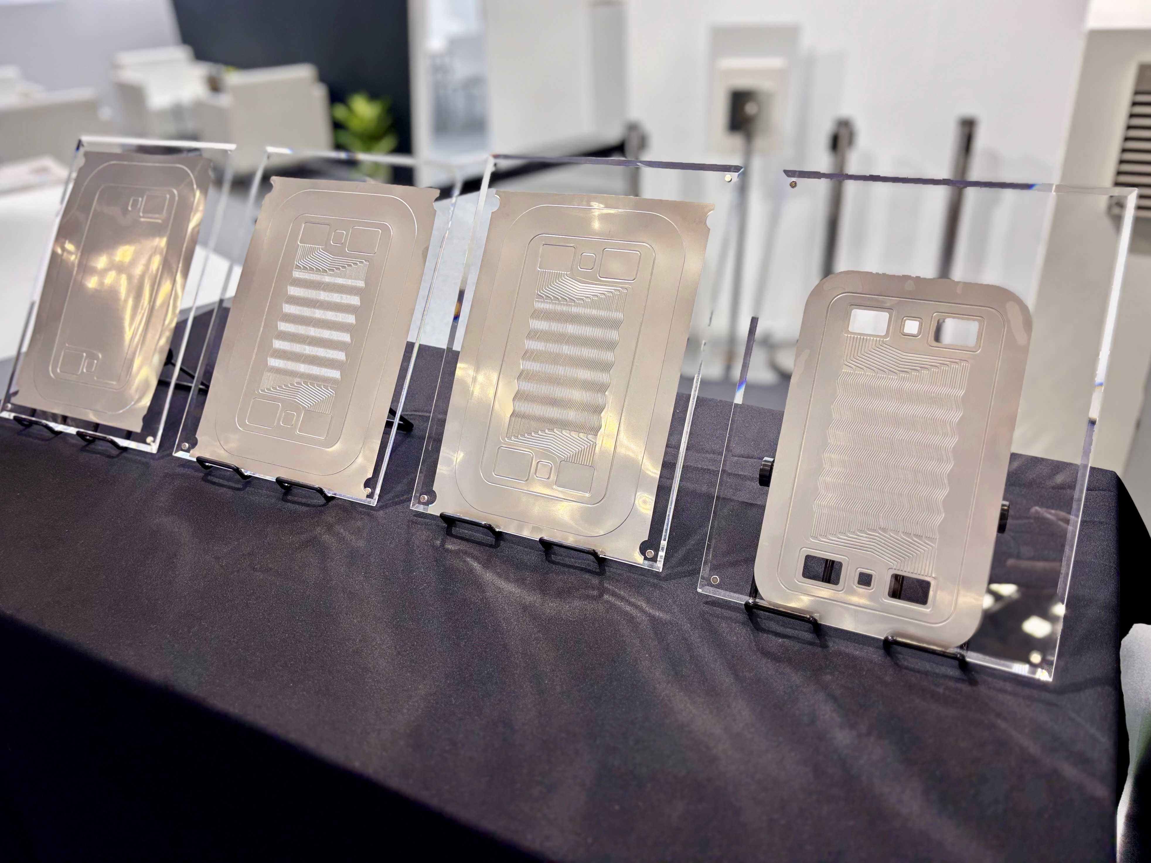SEYI Showcased Metallic Bipolar Plates at the Show.