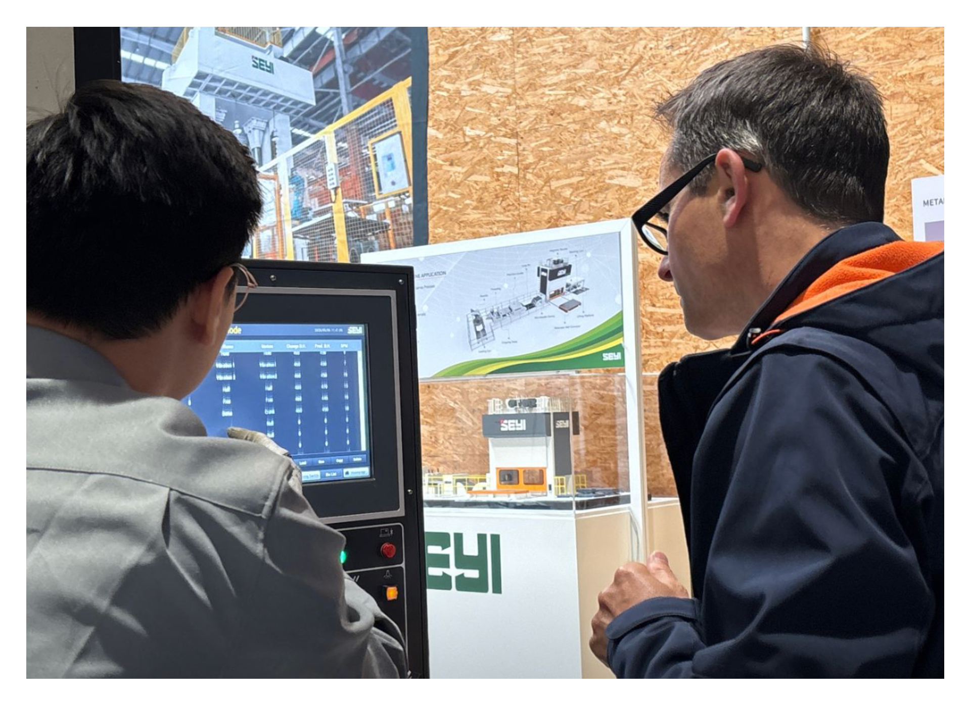 Technical discussions with a local customer.